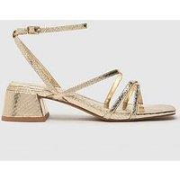Schuh Sander Strappy Sandals - Gold