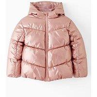 V By Very Girls Metallic Coat - Multi