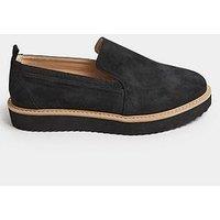 Yours Wide Fit Wedge Slip On Loafer