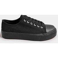 Yours Extra Wide Fit Canvas Trainers
