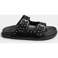 Yours Extra Wide Fit Studded Buckle Slider