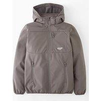 Jack & Jones Junior Boys Theo Softshell Jacket - Grey