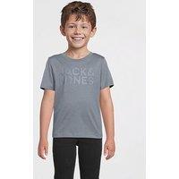 Jack & Jones Mini Younger Boys Corp Logo Short Sleeve T-Shirt - Blue