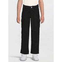 Jack & Jones Mini Younger Boys Kane Barkley Cargo Pants - Black