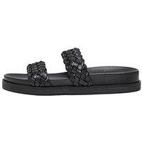 Only Minnie Double Strap Sandal - Black