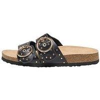 Only Maxi Buckle Sandal - Black