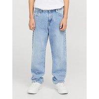 Jack & Jones Junior Boys Chris Original 855 Relaxed Fit Jeans - Blue