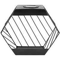 Streetwize Accessories Solar Metal Hex Planter