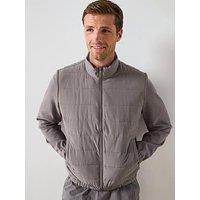 Very Man Hybrid Funnel Neck Jacket - Grey