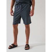 Allsaints All Saints Felix Terry Shorts- Blue