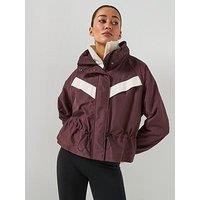 P.E Nation Womens Training Shelter Jacket - Brown