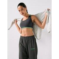 P.E Nation Womens Training Highgate Sports Bra - Grey
