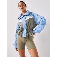 P.E Nation Womens Training Shelter Jacket - Blue