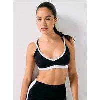 P.E Nation Womens Training Paramount Sports Bra - Black