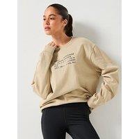 P.E Nation Womens Training Lamont Sweat - Beige