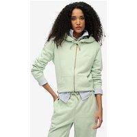 Superdry Essential Logo Zip Hoodie - Green
