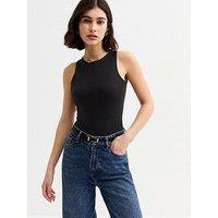 New Look Black High Neck Bodysuit