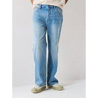 Allsaints All Saints Lenny Loose Fit Lightwash Jeans - Blue