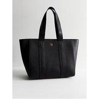 New Look Nl Logo Detail Tote Bag - Black
