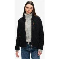 Superdry Outdoor Full Zip Fleece - Black