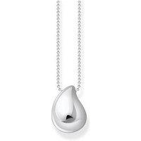 Thomas Sabo Silver Necklace With Pendant In Drop-Shape