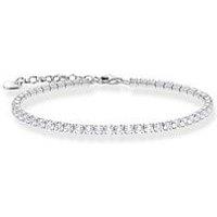 Thomas Sabo Silver Tennis Bracelet With White Zirconia