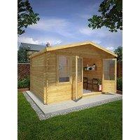 Mercia 4M X 3M Retreat Log Cabin (28Mm) - Pefc Certified