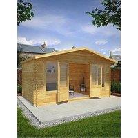 Mercia 5M X 3M Retreat Log Cabin (28Mm) - Pefc Certified