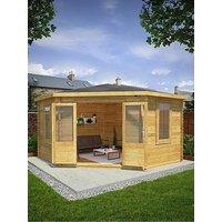 Mercia 4M X 4M Corner Cabin (28Mm) - Pefc Certified