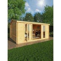 Mercia 5M X 4M Home Office Studio Log Cabin (28Mm) - Pefc Certified