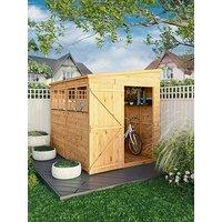 Mercia 8 X 6 Woodsman Shiplap Pent Shed - Pefc Certified