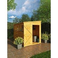 Mercia 10 X 6 Woodsman Shiplap Pent Shed - Pefc Certified