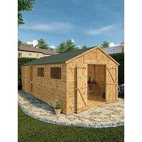 Mercia 20 X 10Ft Premium Shiplap Apex Workshop - Pefc Certified