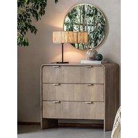 Gallery Direct Tahira 3 Drawer Chest - With Mango Wood