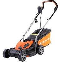 Yard Force 1200W 32Cm Electric Lawnmower With 30L Grass Bag And Rear Roller - Em U32