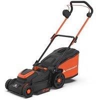 Yard Force 40V 4.0Ah (2X20V) Cordless Lawnmower With 37Cm Cutting Width 40L Grass Bag, Mulching Plug And Rear Roller - Lm C37B
