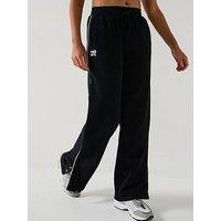 Gym + Coffee Womens Training Snap Joggers - Black