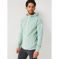 Gym + Coffee Men'S Training Chill Zip Hoodie - Green