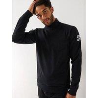 Gym + Coffee Men'S Training Chill Half Zip - Black
