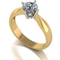 Moissanite 9Ct Gold 0.75Ct Total Eq Moissanite Solitaire Ring