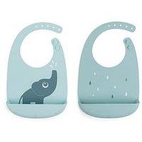 Done By Deer Silicone Bib 2 Pack Elphee