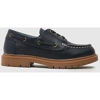 Schuh Lance Junior Boat Shoe - Blue