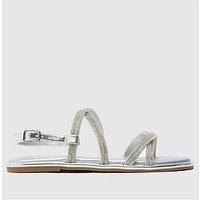 Schuh Junior Tevy Embellished Sandals - Silver