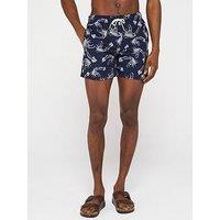 Jack & Jones Maui Printed Swim Shorts - New Navy