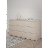 Very Home Lisson 6 Drawer Chest - Oatmeal - Fsc Certified
