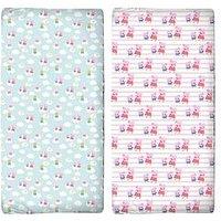 Peppa Pig Set Of 2 Fitted Sheets