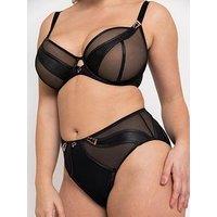 Curvy Kate Scantilly By Curvy Kate Suspense High Waist Brief - Black