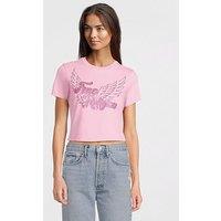 True Religion Crystal Wing Short Sleeve Baby Tee