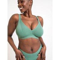Curvy Kate Zen Non-Wired Bralette - Sage Green