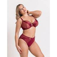 Curvy Kate Scantilly By Curvy Kate Suspense High Waist Brief - Sangria